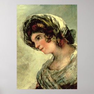 フランシスコホセde Goya y Lucientes Milkmaid ポスター