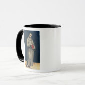 フランシスコ会の修道士の姿 マグカップ (正面左)