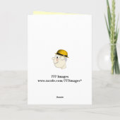 フランシスコ会の十字および祈りの言葉の…挨拶状 カード (裏面)