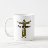 フランシスコ会の挨拶 コーヒーマグカップ (左)