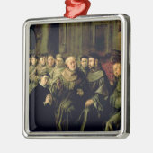 フランシスコ会へのSt Bonaventureの歓迎 メタルオーナメント (左)