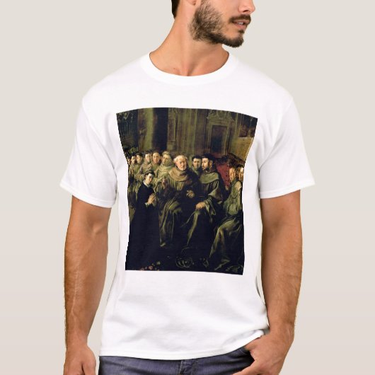 フランシスコ会へのSt Bonaventureの歓迎 Tシャツ (正面)
