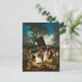 フランシスコ・ゴヤによるイワシの埋葬 ポストカード (スタンド正面)