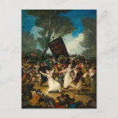 フランシスコ・ゴヤによるイワシの埋葬 ポストカード (正面)