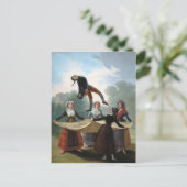 フランシスコ・ゴヤわらマネキン ポストカード (スタンド正面)