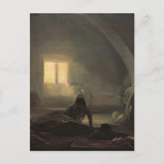 フランシスコ・ゴヤ - ペスト病院 ポストカード (正面)