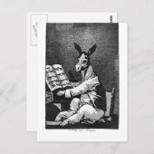 フランシスコ・ゴヤ – 祖父まで ポストカード (正面/裏面)