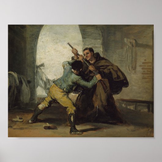 フランシスコ・ゴヤ – Friar Pedroが銃を奪う ポスター (正面)