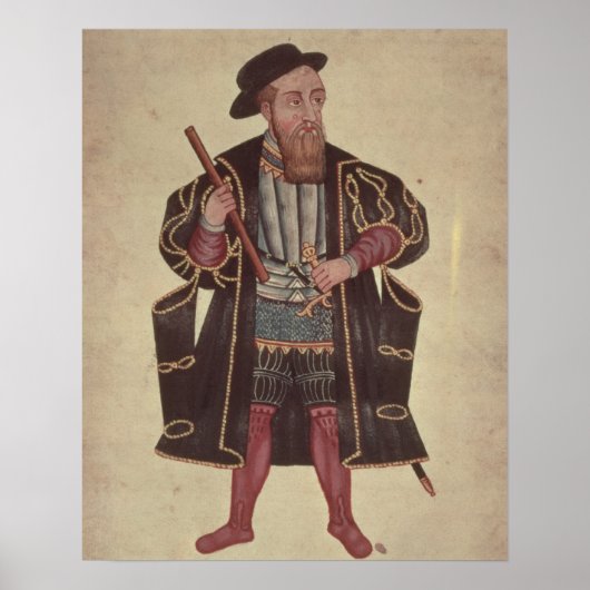 フランシスコ・デ・アルメイダイラストレーション ポスター (正面)