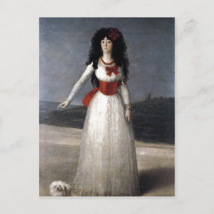 フランシスコ・デ・ゴヤ・エスパ？ol: Duquesa de Alba 1795 Te ポストカード