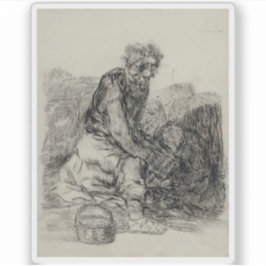 フランシスコ・デ・ゴヤ – 彼らは死にかけている シール