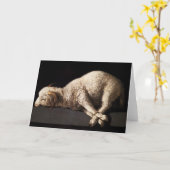 フランシスコ・デ・ズルバラン・アグヌスデイ カード (黄色い花)