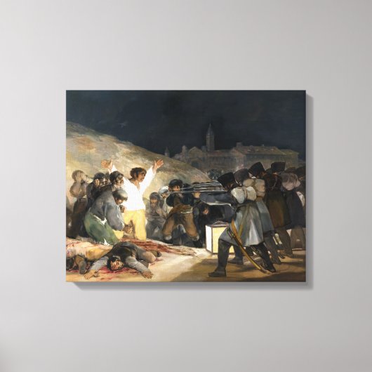 フランシスコ・ド・ゴヤ1808年5月三日 キャンバスプリント (正面)