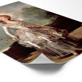 フランシスコ・ド・ゴヤ – アルバ公爵夫人のポートレート ポスター (角)