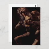 フランシスコ・ド・ゴヤ・フランシスコ・ジョス？ド・ゴヤ・イ・ルシセント ポストカード (正面/裏面)