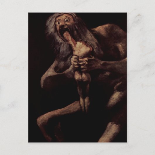 フランシスコ・ド・ゴヤ・フランシスコ・ジョス？ド・ゴヤ・イ・ルシセント ポストカード (正面)