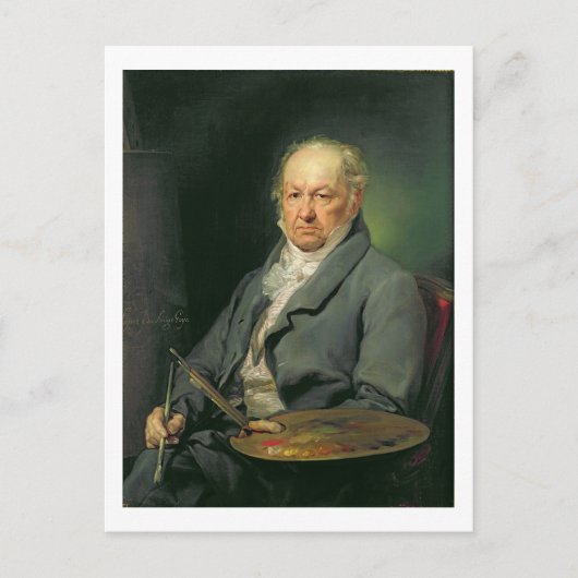 フランシスコ・ホセ・デ・ゴヤ1826年(油・オン・キャンバス) ポストカード (正面)