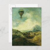 フランシスコ・ホセ・デ・ゴヤ・イ・ルシエンテス |バルーンo ポストカード (正面/裏面)