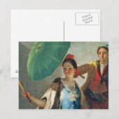 フランシスコ・ホセ・デ・ゴヤ・イ・ルシエンテス |パラソル ポストカード (正面/裏面)