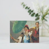 フランシスコ・ホセ・デ・ゴヤ・イ・ルシエンテス |パラソル ポストカード (スタンド正面)