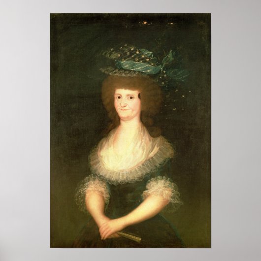 フランシスコ・ホセ・デ・ゴヤ・イ・ルシエンテス |ポートレートキュー ポスター (正面)