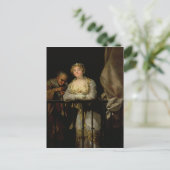 フランシスコ・ホセ・デ・ゴヤ・イ・ルシエンテス | マハとセレ ポストカード (スタンド正面)