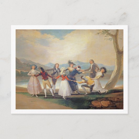 フランシスコ・ホセ・デ・ゴヤ・イ・ルシエンテス |盲人のB ポストカード (正面)