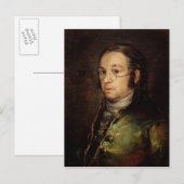 フランシスコ・ホセ・デ・ゴヤ・イ・ルシエンテス |自画像 ポストカード (正面/裏面)