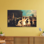 フランシスコ・ホセ・デ・ゴヤ・イ・ルシエンテス |行列 キャンバスプリント (インサイチュ (リビング))