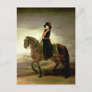 フランシスコ・ホセ・デ・ゴヤ・イ・ルシエンテス Equestrian po ポストカード