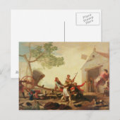 フランシスコ・ホセ・デ・ゴヤ・イ・ルシエンテス | The Fight at ポストカード (正面/裏面)