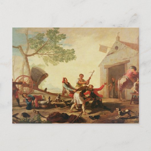 フランシスコ・ホセ・デ・ゴヤ・イ・ルシエンテス | The Fight at ポストカード (正面)