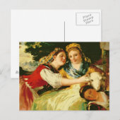 フランシスコ・ホセ・デ・ゴヤ・イ・ルシエンテス | The Washerwom ポストカード (正面/裏面)