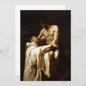 フランシスコ・リバルタ – サンベルナールを受け入れるキリスト 招待状 (正面/裏面)