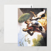 フランシスコde GoyaパラソルEspaか。ol: 1776-1778 T ポストカード (正面/裏面)