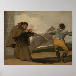 フランシスコGoya – フリールペドロがエルマラガトを撮影 ポスター