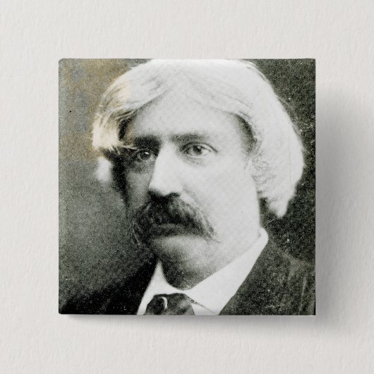 フランシス島Brett Harte 缶バッジ (正面)