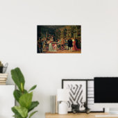 フランシス1世絵画は聖なる者の栄光を受け取る ポスター (ホームオフィス)