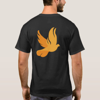 フランシス・オン・ザ・ヒル・メンズTシャツブラック Tシャツ