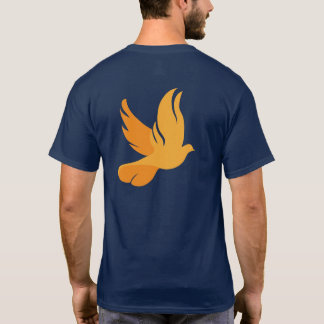 フランシス・オン・ザ・ヒル・メンズTシャツブルー Tシャツ