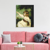 フランシス・ジョージ・ヘアポートレート、フラの長男 キャンバスプリント (インサイチュ (リビング))