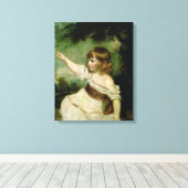 フランシス・ジョージ・ヘアポートレート、フラの長男 キャンバスプリント (インサイチュ (ウッドフロア))