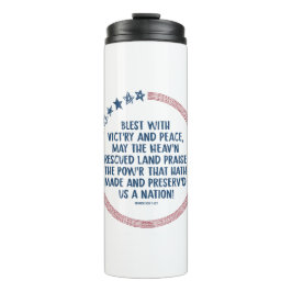 フランシス・スコット鍵 – 自由のために神を賛美 タンブラー