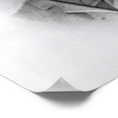 フランシス・トンプソン、1894年、エメリー・ウォーカーによる彫刻 ポスター (角)