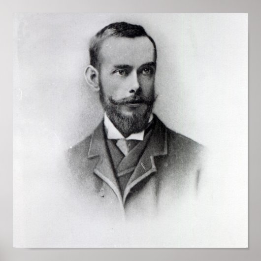 フランシス・トンプソン、1894年、エメリー・ウォーカーによる彫刻 ポスター (正面)