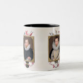 フランシス・ドレーク(c.1540-96)の二重ポートレートa ツートーンマグカップ (中央)