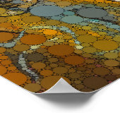 フランシス・ピカビアの後の無限ドット ポスター (角)