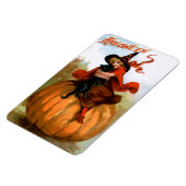 フランシス・ブルンジ:ハロウィーンの魔女 マグネット (左側)