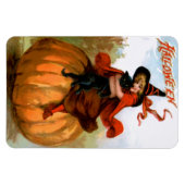 フランシス・ブルンジ:ハロウィーンの魔女 マグネット (横)