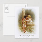 フランシス・ブルンジ：ロミオとジュリエット ポストカード (正面/裏面)
